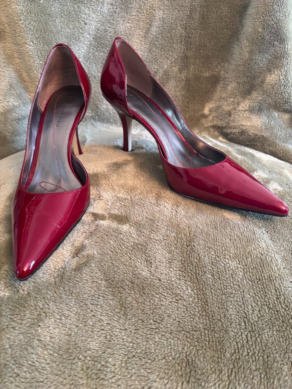 Anne Klein AKChrista Red Patent Pumps (Women's Size 10 US)